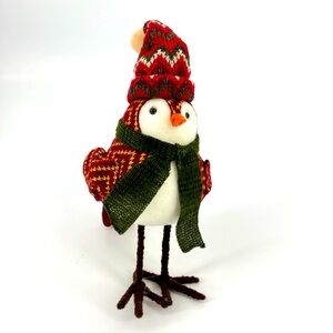 Target Wondershop Melrose Bird 2017 Christmas Knit Hat Green Scarf Collectible